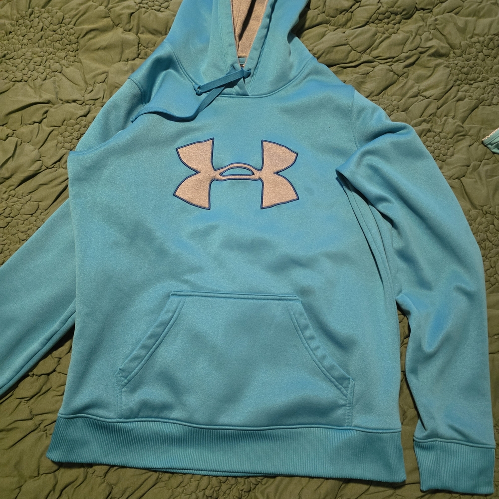 Under Armour Teal Hoodie with Logo